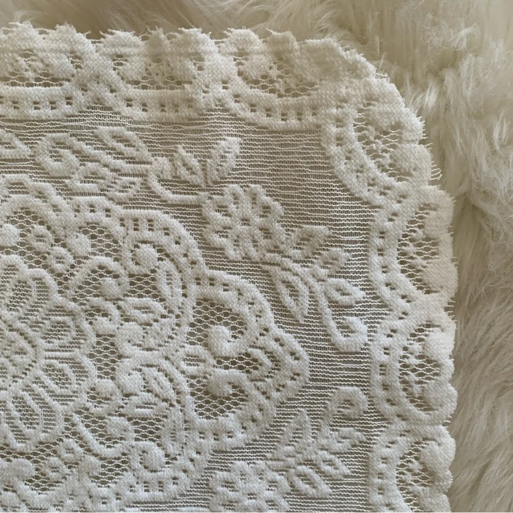White Lace Placemats Set of 4